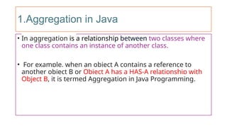 Aggregation in Java .pptx