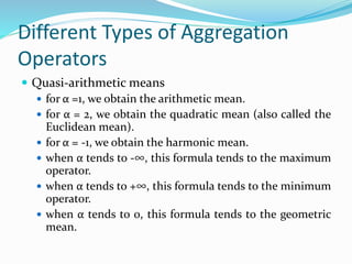Aggregation operator for image reduction | PPT
