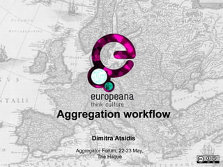 Aggregation workflow
Dimitra Atsidis
Aggregator Forum, 22-23 May,
The Hague
 