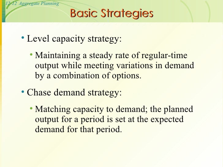 Aggregat Planning Stevenson Aggregat Planning Stevenson