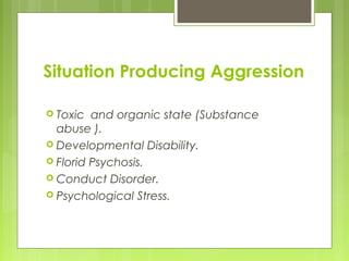Psychology Of Aggression | PPT