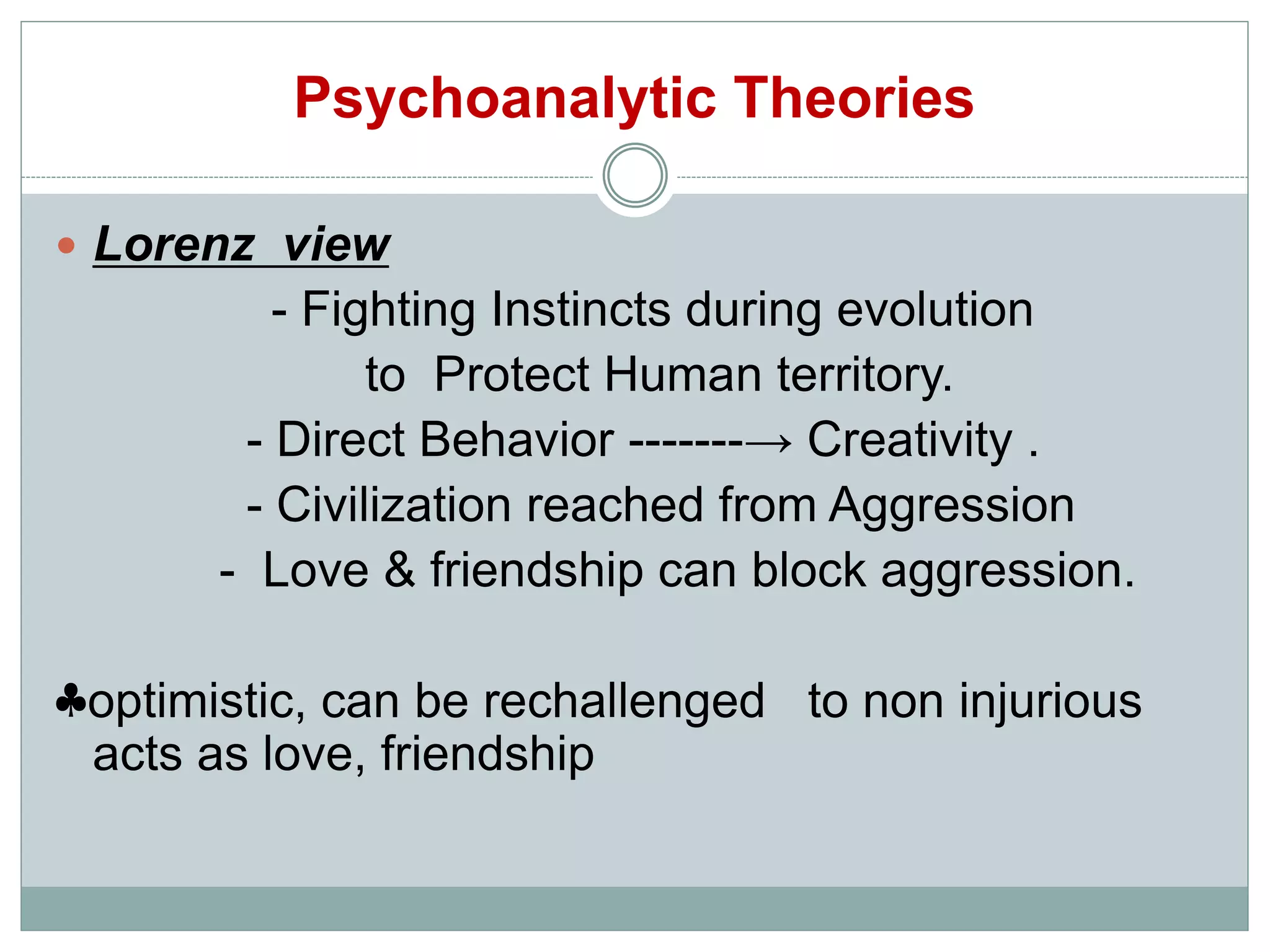 psychology of Aggression .ppt