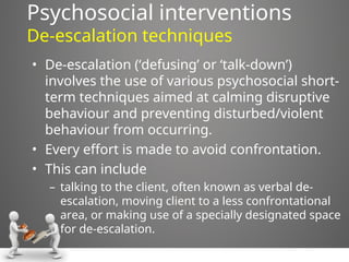 aggression approach and management presentation | PPT