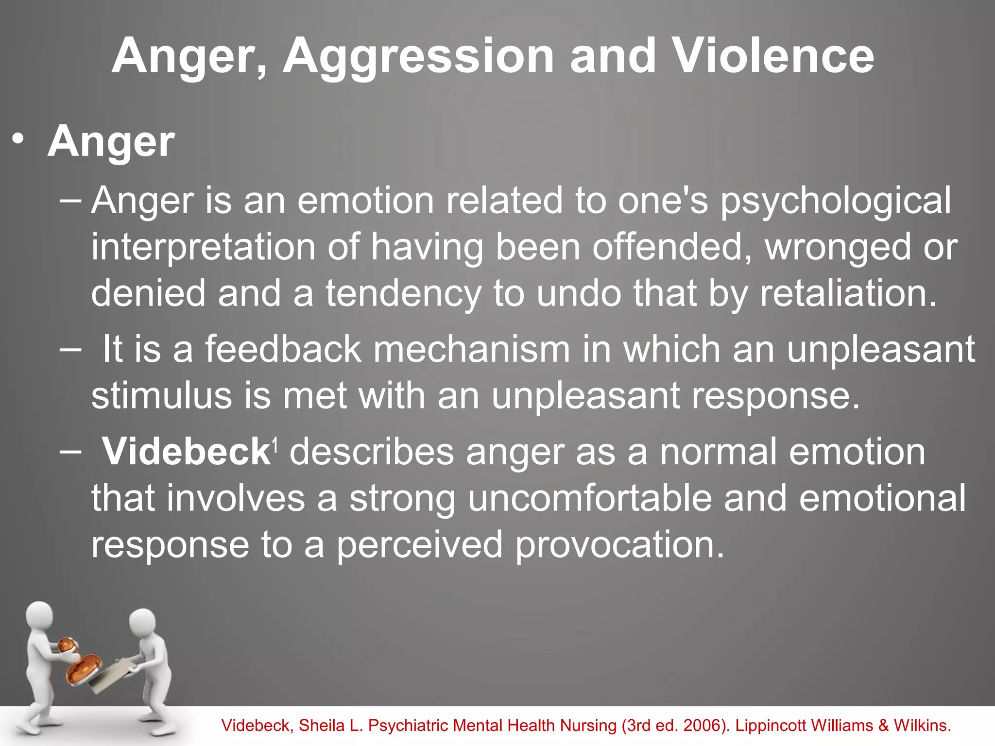 Management of Aggression | PPT