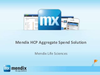 Mendix HCP Aggregate Spend Solution
Mendix Life Sciences
 