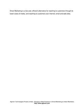 Aghreni Technologies   Direct Marketing