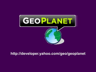 Miami Florida Keys Fort LauderdaleSt PetersburgXML, Text, HTML, RSS, etc.Geo-enrich structured and unstructured content: web pages, news, feeds, blog posts, status updates