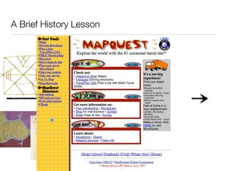 A Brief History Lesson
 