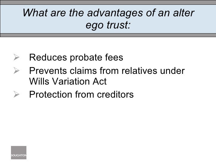 A Gift To Yourself Considering An Alter Ego Trust