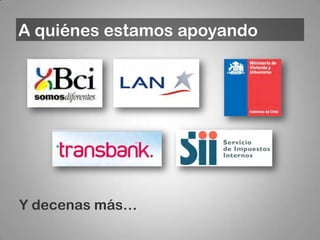 A quiénes estamos apoyando




Y decenas más…
 