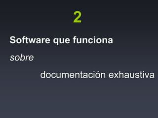 Ahora llegamos aManifiesto Ágil