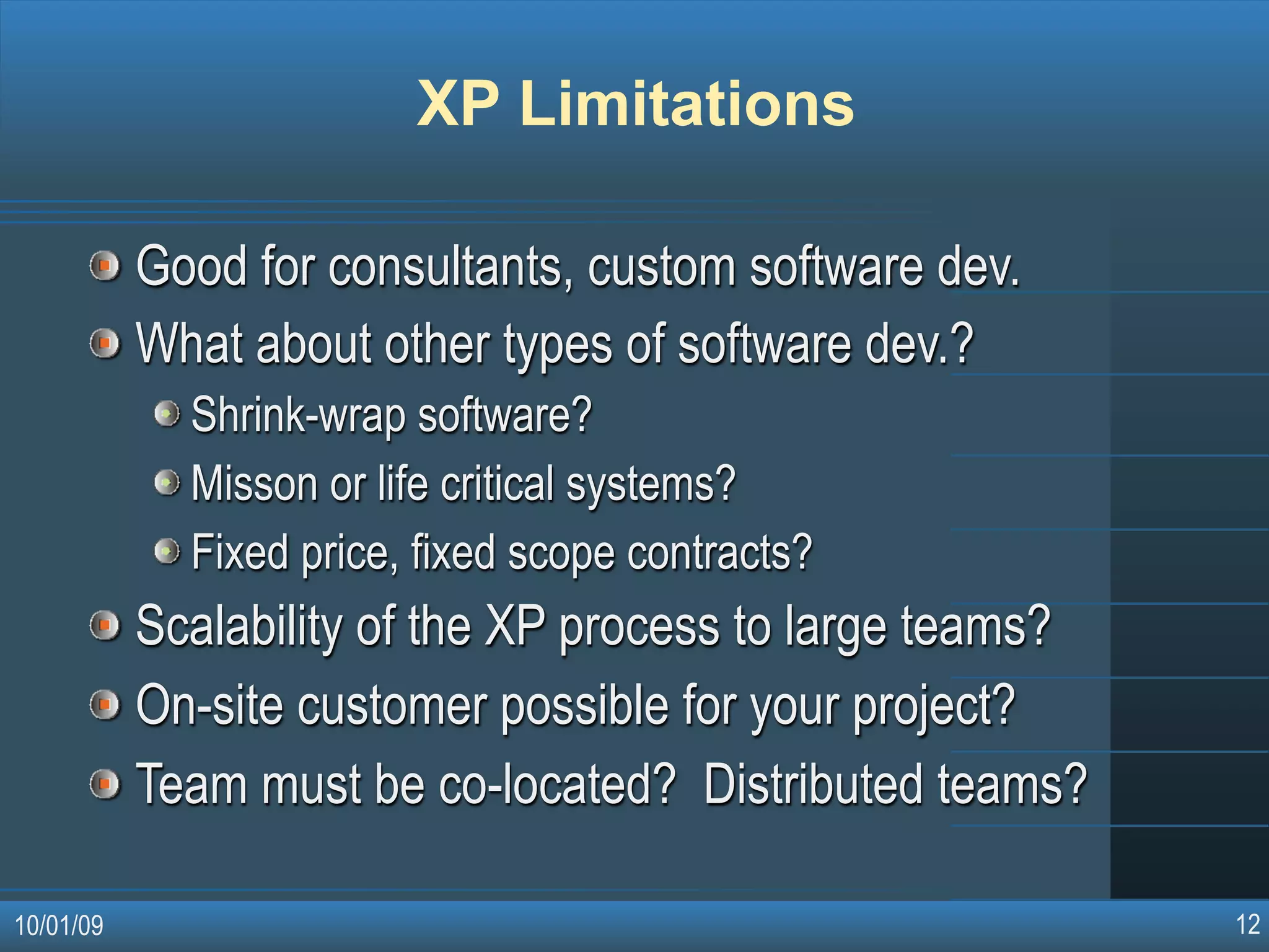 Agile Software Development Methodologies