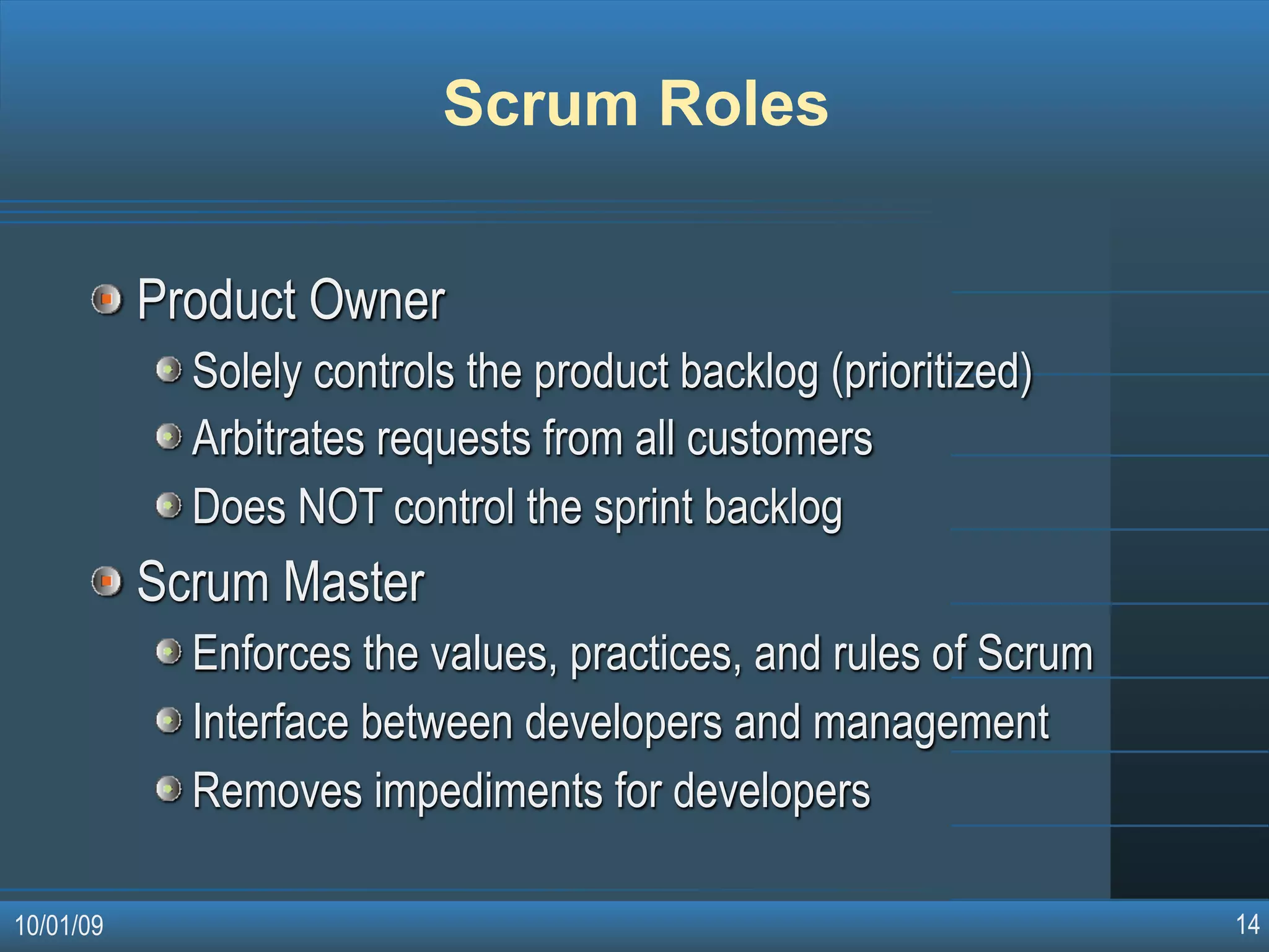 Agile Software Development Methodologies