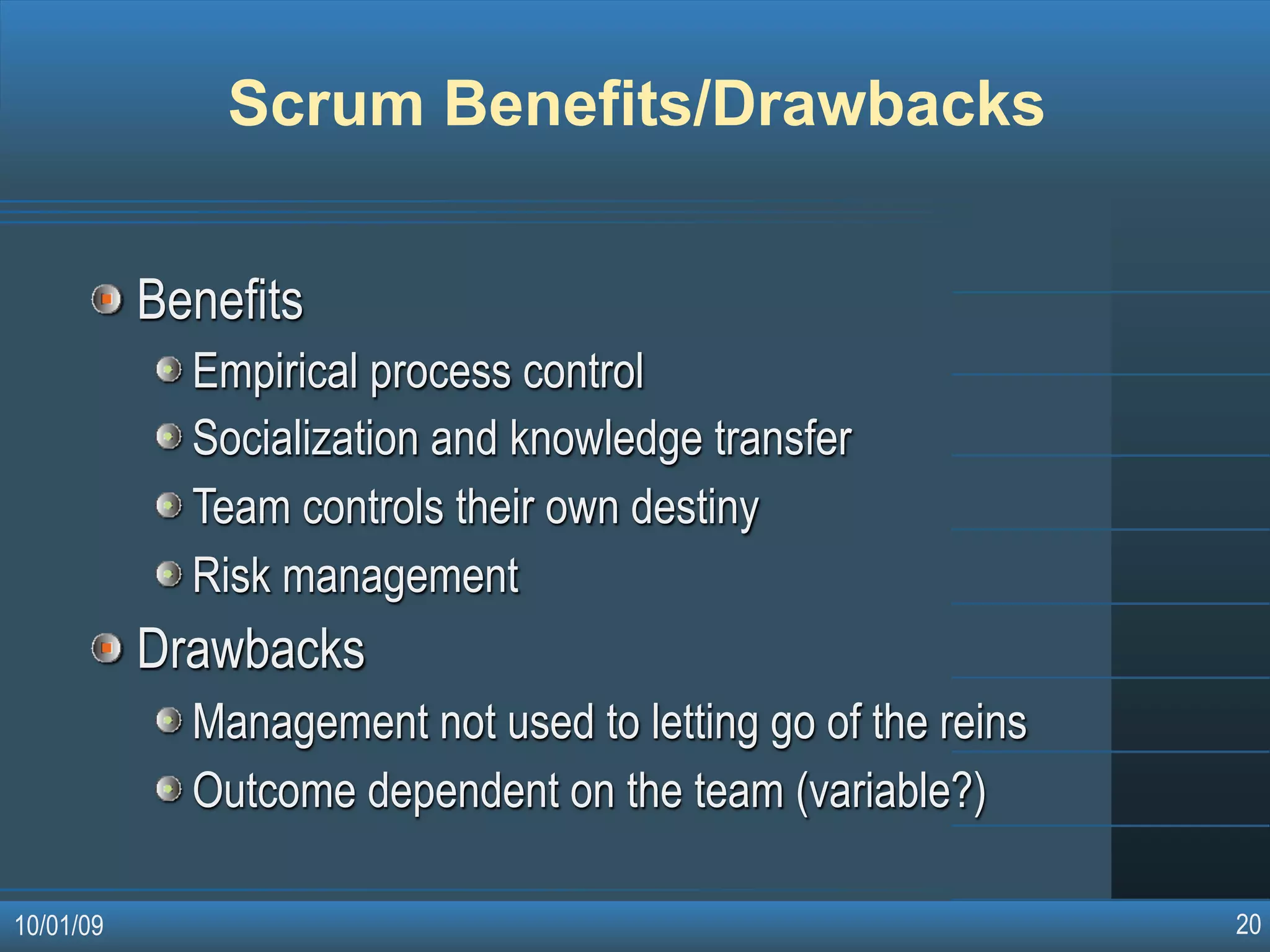 Agile Software Development Methodologies