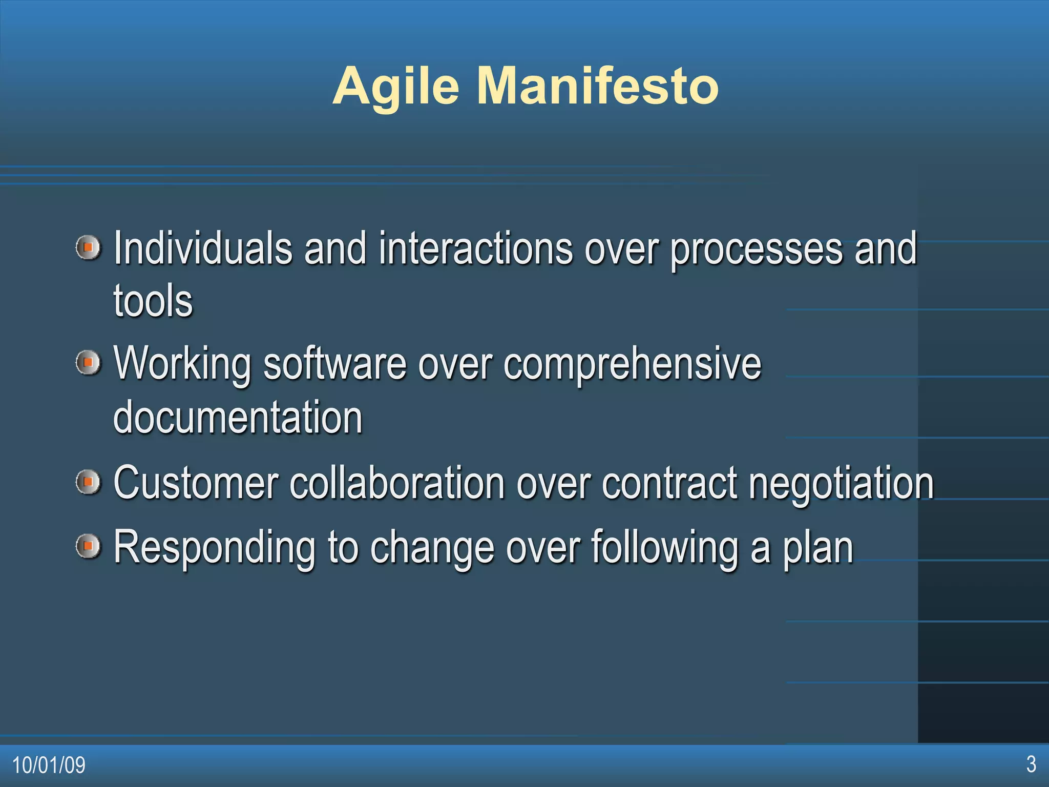 Agile Software Development Methodologies