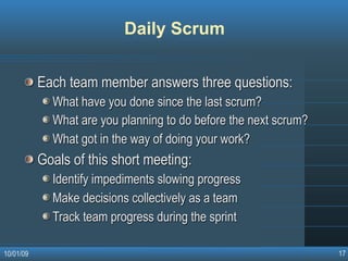 Agile Software Development Methodologies