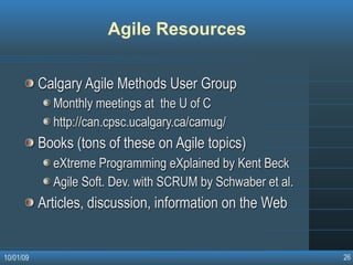 Agile Software Development Methodologies