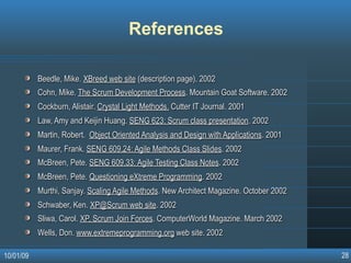 Agile Software Development Methodologies