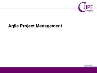 Agile Project Management

 