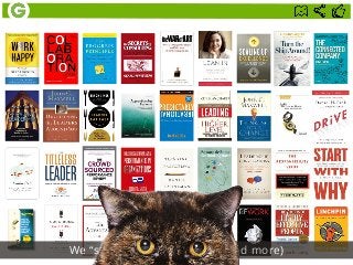 We “stole” from all of these (and more)
 