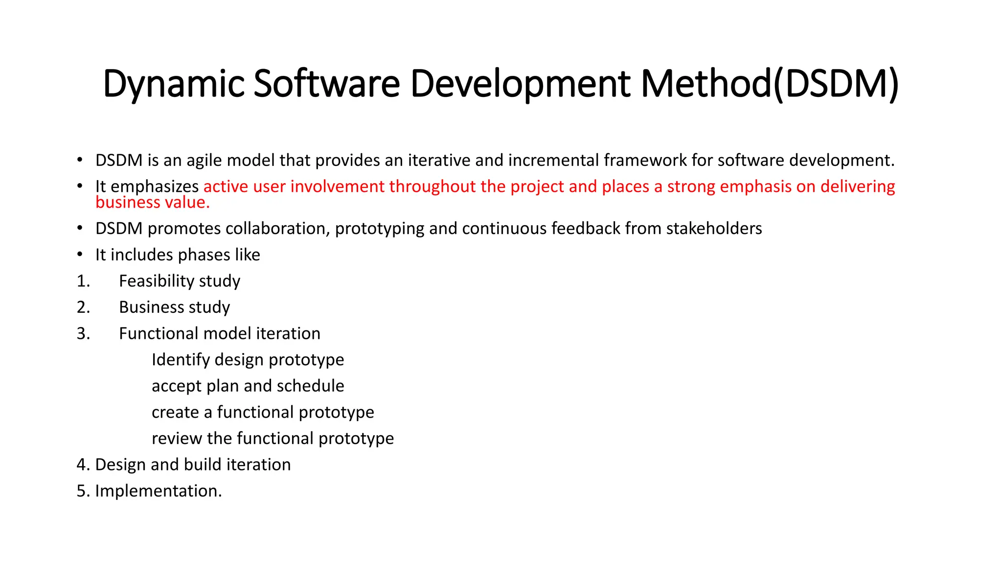 Software Engineering Agile Development