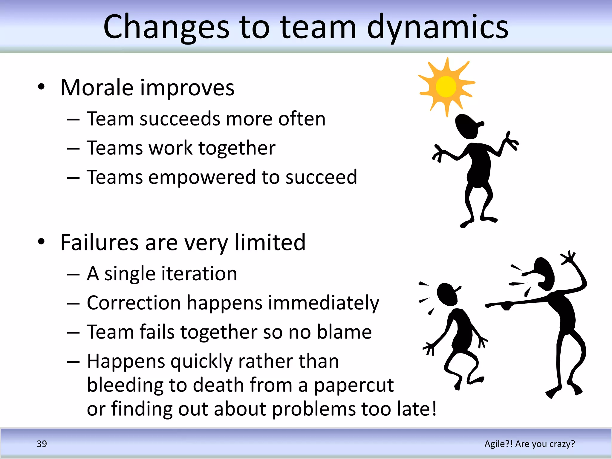 Includes EVERYONE that is part of product creationUsers/StakeholdersThose that are going to use the product or have a vested interest in how it turns outComplete agile processAgile?! Are you crazy?32
