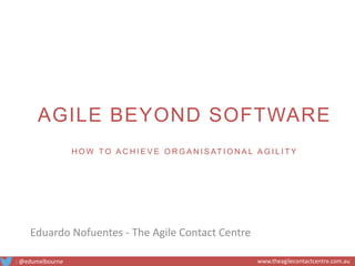 Agile beyond software | PPT