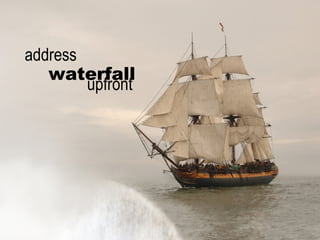 address waterfall upfront 