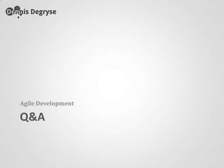 Q&AAgile Development
