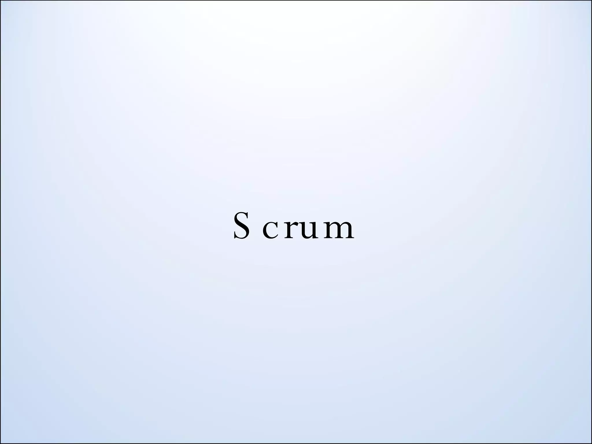 Scrum 