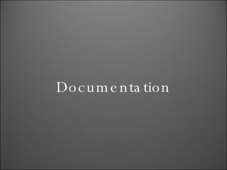 Documentation 