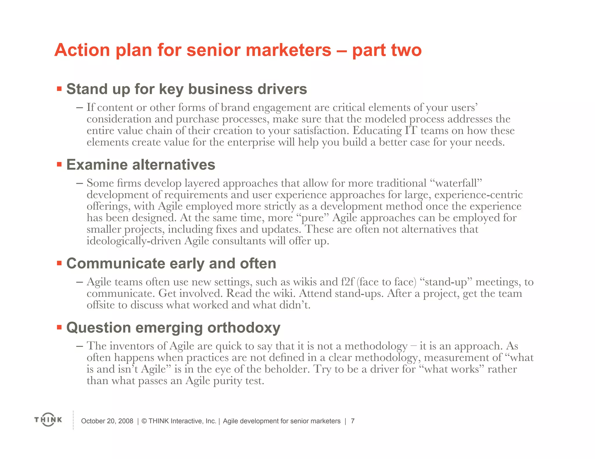 Agile For Marketers