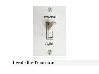 Iterate the Transition<br />