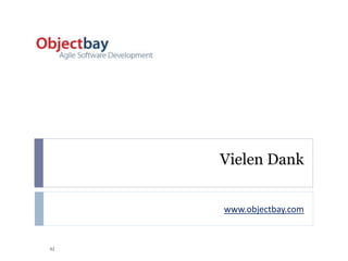 Vielen Dank
www.objectbay.com
42
 