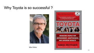 Why Toyota is so successful ?
Mike Rother
22
 
