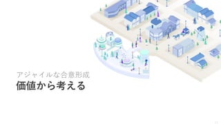 11
アジャイルな合意形成
価値から考える
 