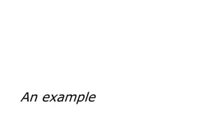 An example
 