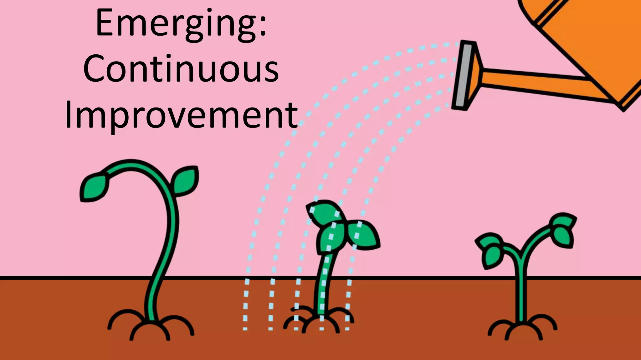 Emerging:
Continuous
Improvement
 