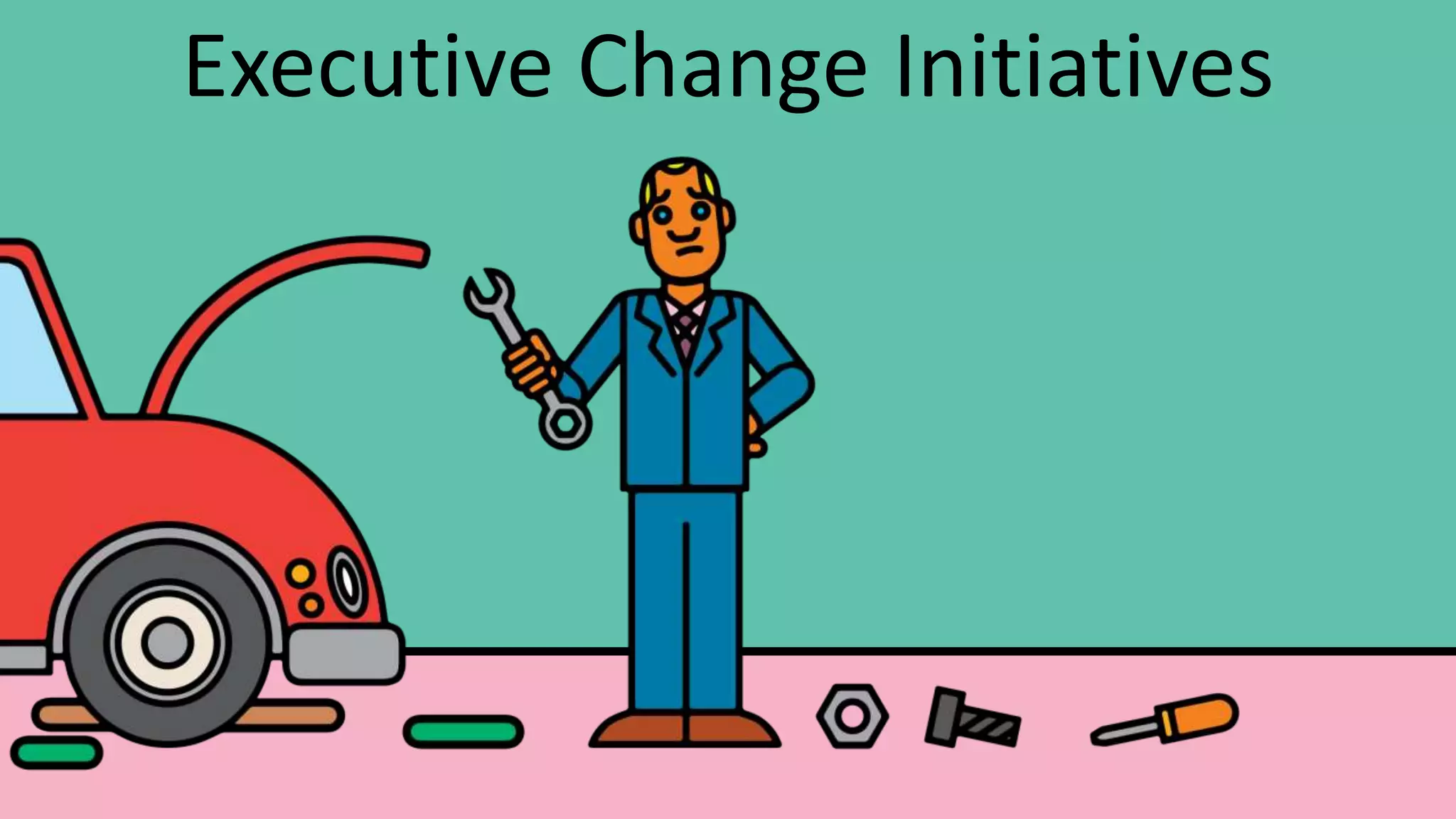 Executive Change Initiatives
 