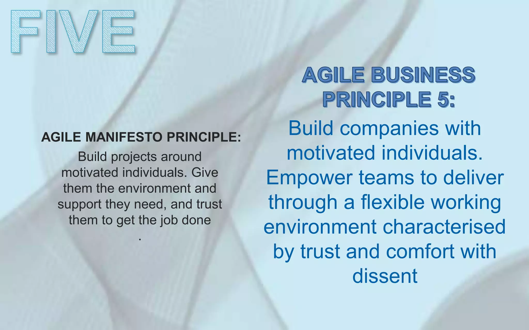 The Agile Business Manifesto | PPTX