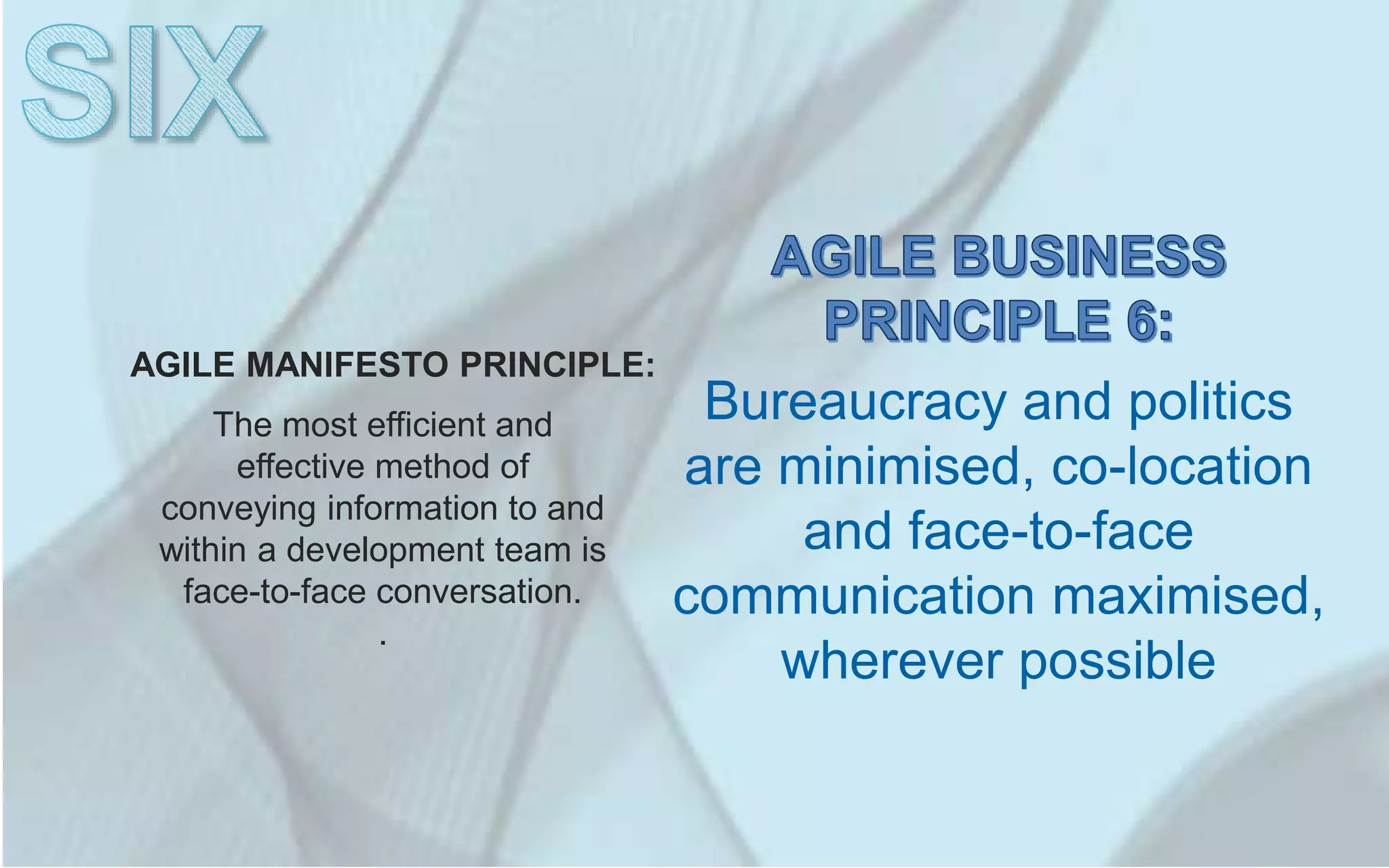 The Agile Business Manifesto | PPTX