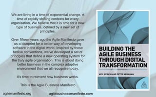 The Agile Business Manifesto | PPTX