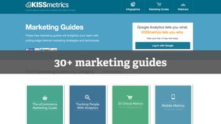 30+ marketing guides
 