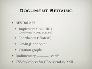 The MetaLex Document Server - Legal Documents as Versioned Linked Data
