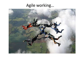 Agile working…
 