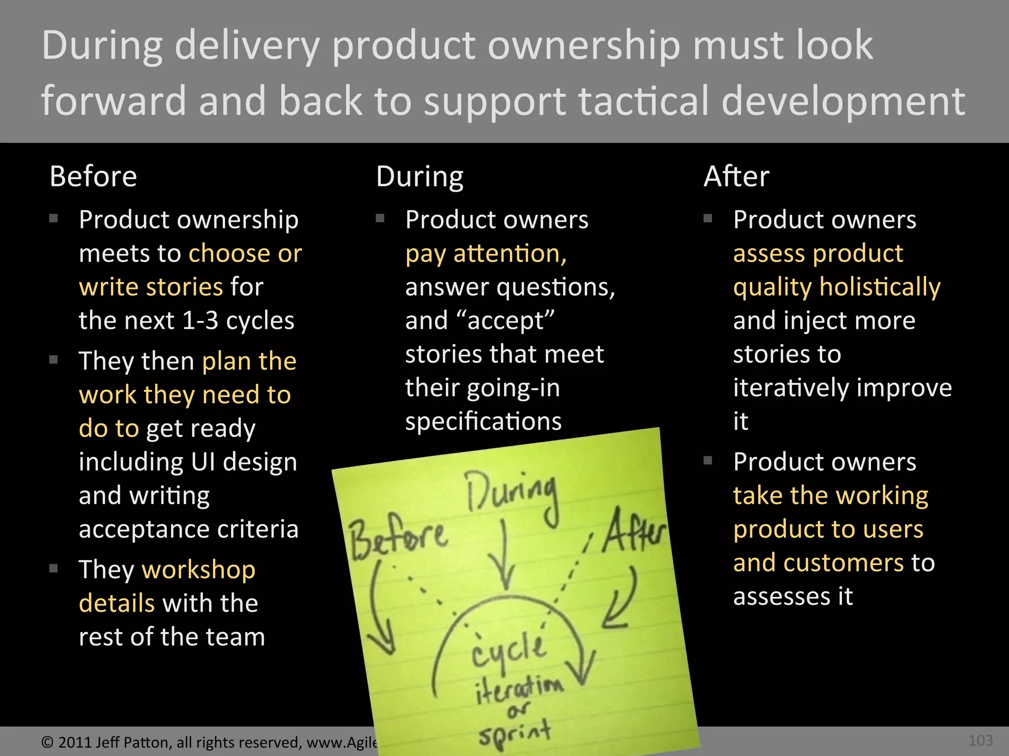 Steering Iterative and Incremental Delivery with Jeff Patton | PPT