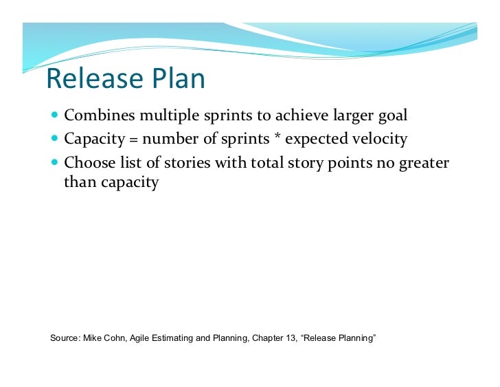 Capacity With Points Planning Story