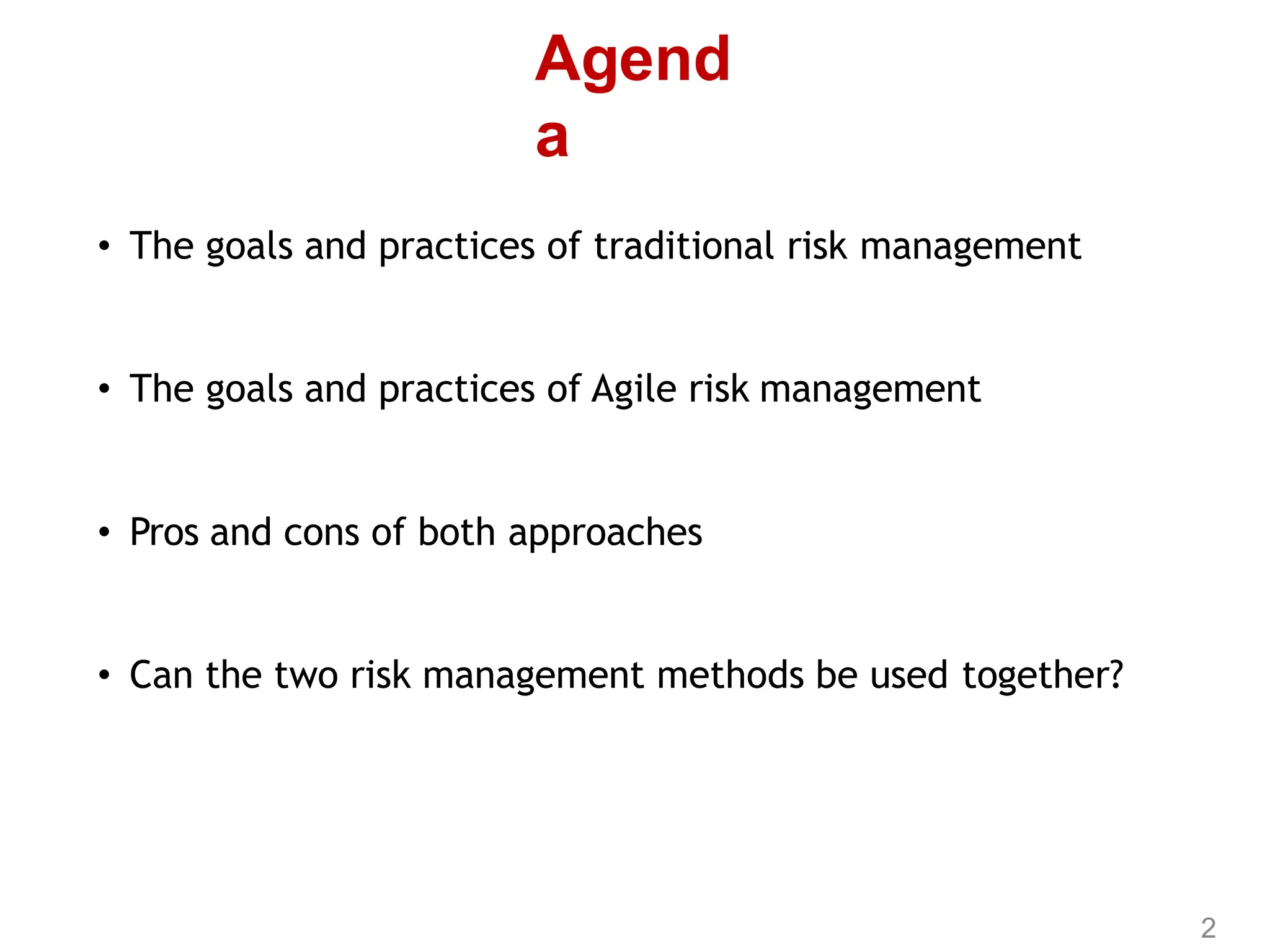 Agile-Risk-Management in Project Management | PPTX
