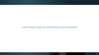 13
Let’s have a look at something more realistic
 