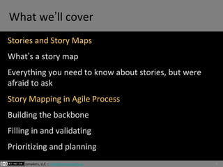 5comakers, LLC :: hello@comakewith.us
What we’ll cover
Stories and Story Maps
What’s a story map
Everything you need to kn...